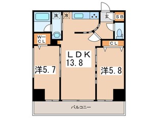 スペチアーレ伏見ＷＥＳＴの物件間取画像